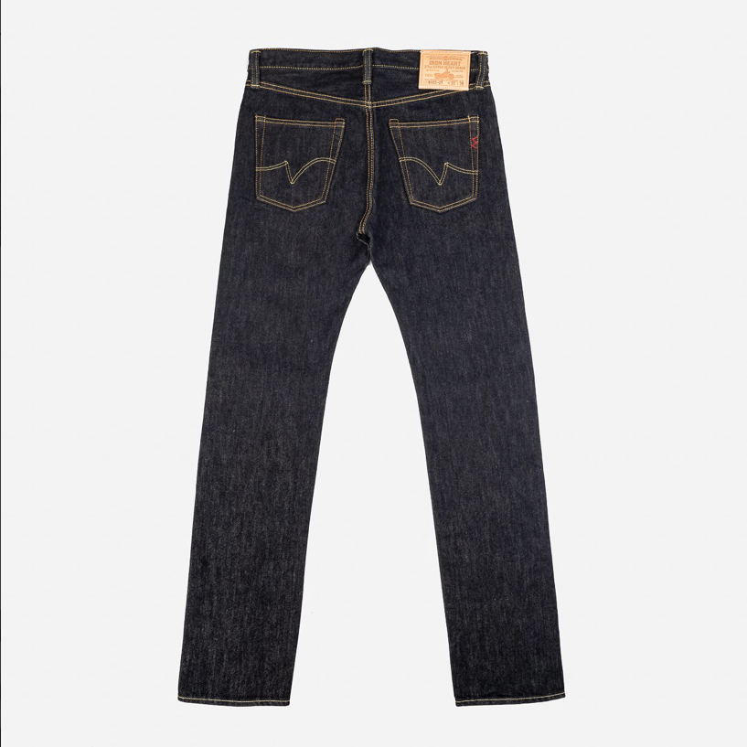 Iron Heart 21oz Selvedge Denim Slim Straight Jeans Indigo