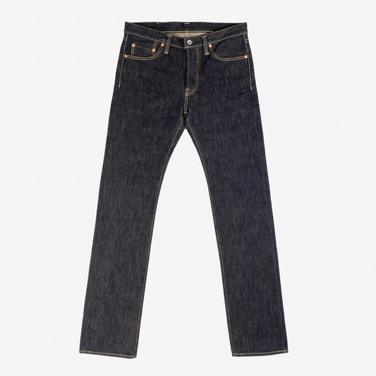 Iron Heart IH-666S-21 21oz Japanese selvedge denim jeans indigo front view