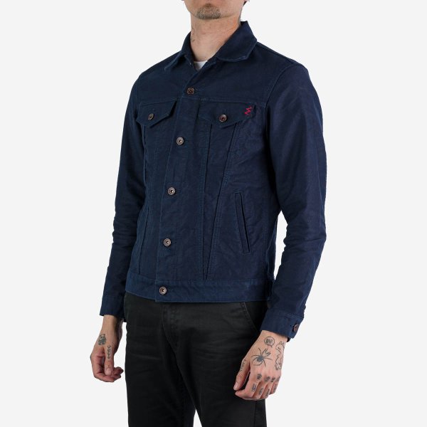 IHJ-121-IND, 12OZ INDIGO WHIPCORD MODIFIED TYPE III - INDIGO