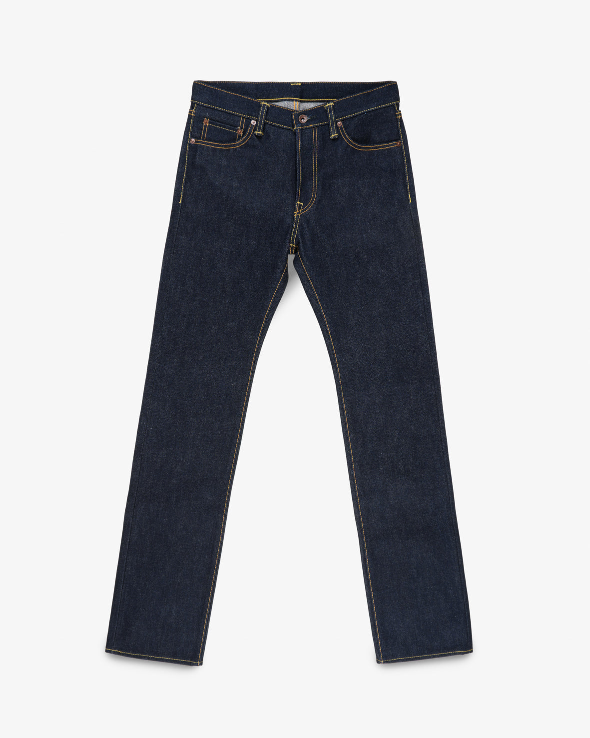 Iron Heart IH-666S-UHR 21oz Ultra Heavy Raw selvedge denim jeans indigo back view