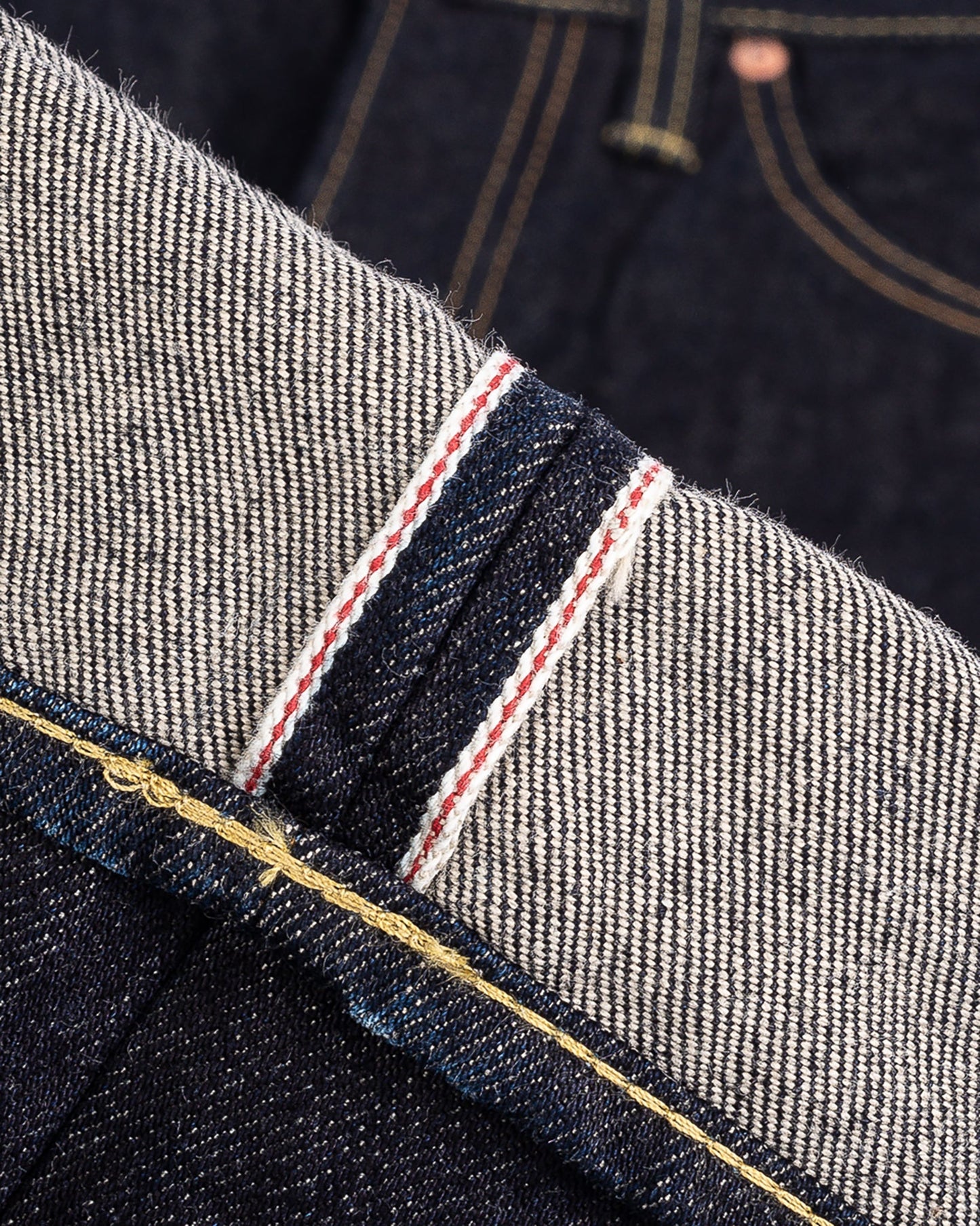 Iron Heart IH-666S-14 14oz selvedge jeans indigo selvedge ID detail