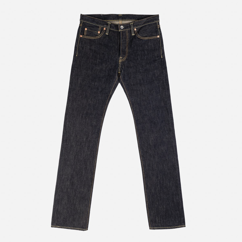 Iron Heart IH-666S-21 21oz Japanese selvedge denim jeans indigo front view