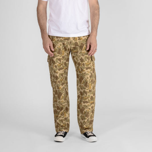 IH-737-DHC , 10oz Sateen Camouflage Cargo Pants - Duck Hunter