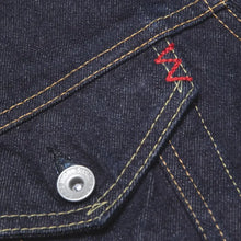 Load image into Gallery viewer, IHJ-115-IND, Iron Heart 14oz Selvedge Denim Black Fleece Lined Modified Type III