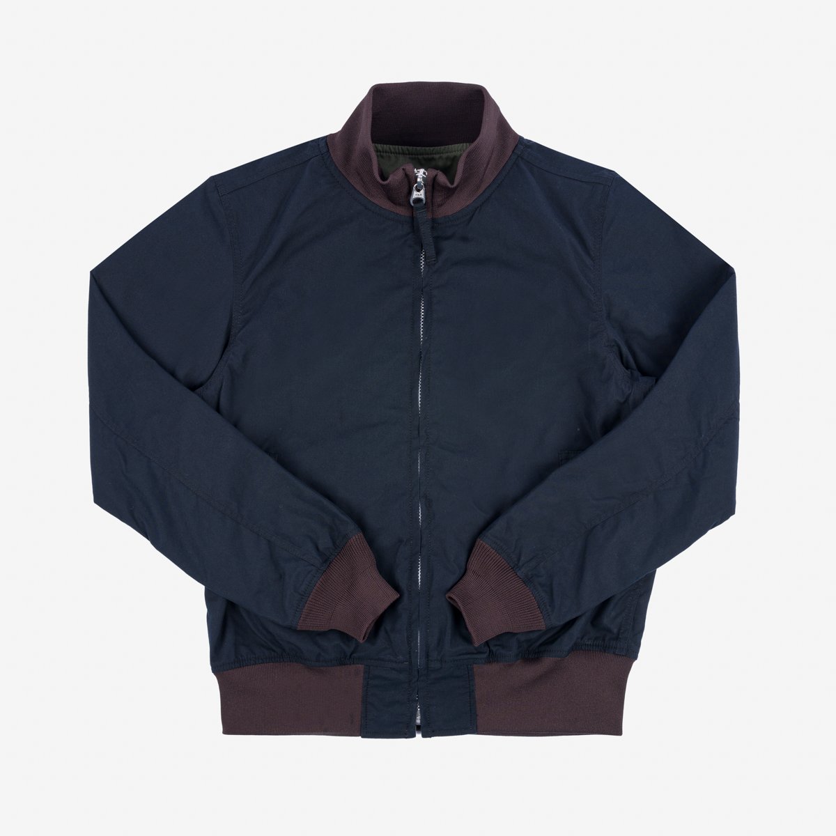 An Iron Heart reversible tanker jacket with one side in olive and the other in black,  IHJ-130