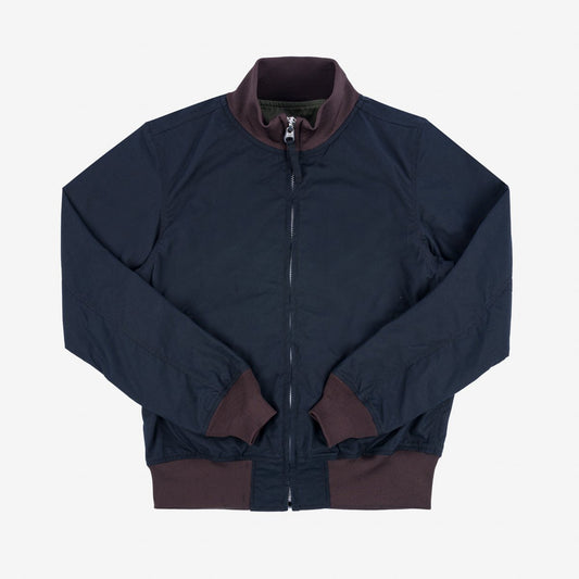 An Iron Heart reversible tanker jacket with one side in olive and the other in black,  IHJ-130