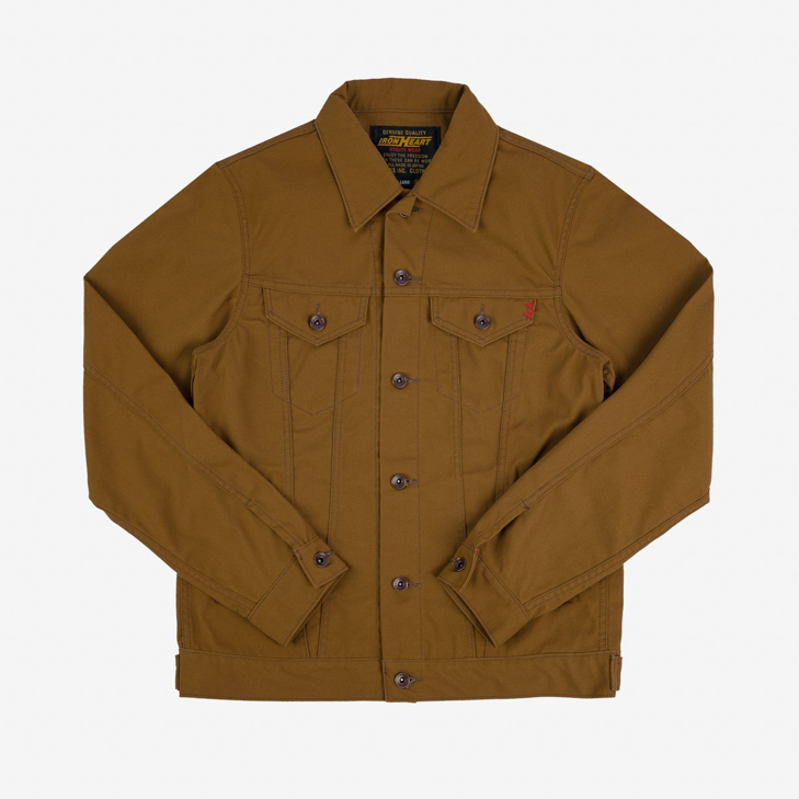 IHJ-133-BRN 10oz TC Duck Modified Type III Jacket - Brown