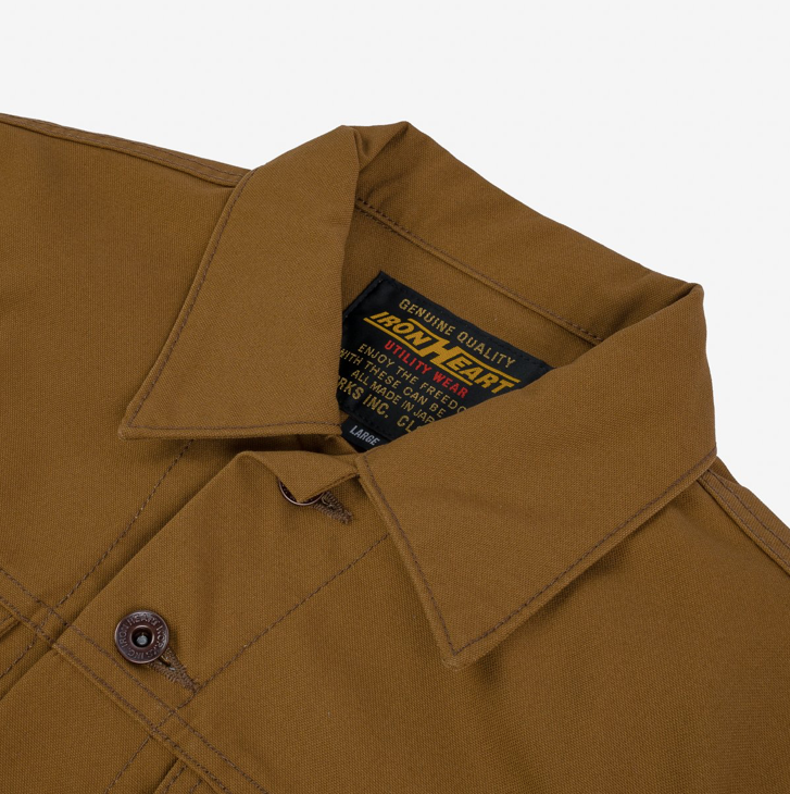 IHJ-133-BRN 10oz TC Duck Modified Type III Jacket - Brown