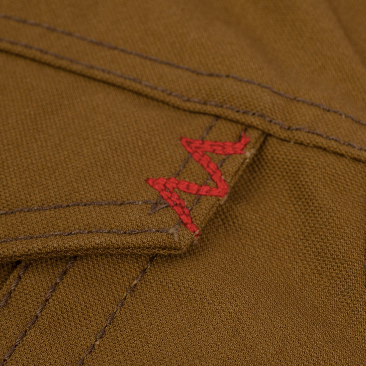 IHJ-133-BRN 10oz TC Duck Modified Type III Jacket - Brown
