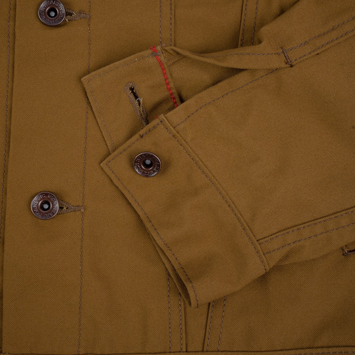 IHJ-133-BRN 10oz TC Duck Modified Type III Jacket - Brown