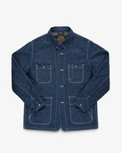 Load image into Gallery viewer, IHJ-149-IND Iron Heart Lined Chore Jacket - Indigo