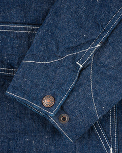 IHJ-149-IND Iron Heart Lined Chore Jacket - Indigo