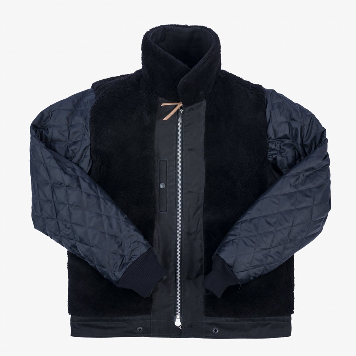 IHM-35-BLK - Oiled Whipcord N1 Deck Jacket - Black