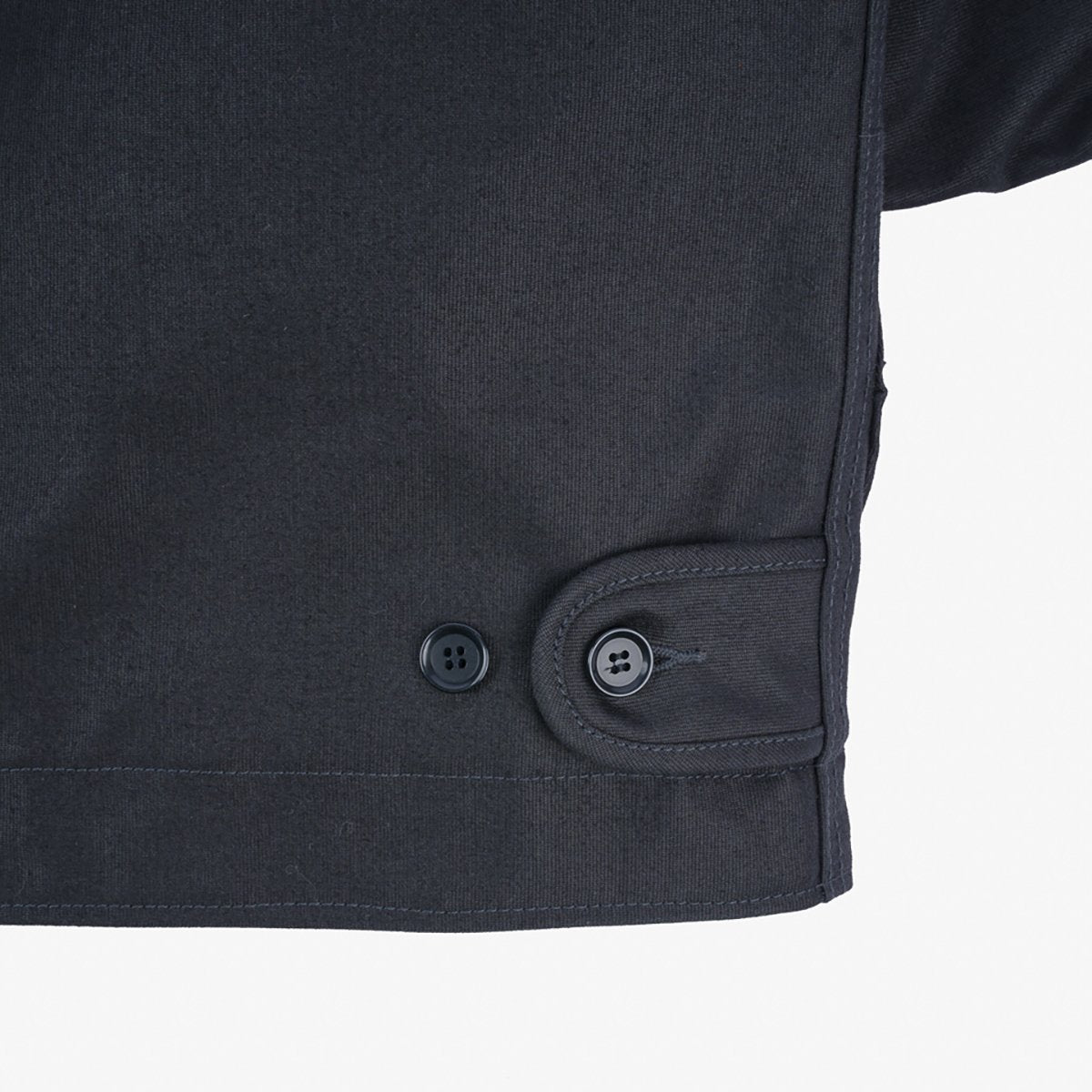IHM-35-BLK - Oiled Whipcord N1 Deck Jacket - Black