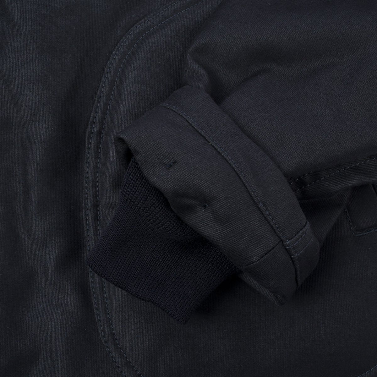 IHM-35-BLK - Oiled Whipcord N1 Deck Jacket - Black