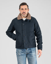 Load image into Gallery viewer, IHM-35-NAV, Iron Heart N1 Deck Jacket - Navy-LAUNCHING 18 NOV