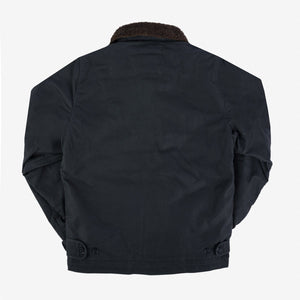 IHM-37-BLK - Oiled Whipcord N1 Deck Jacket - Black