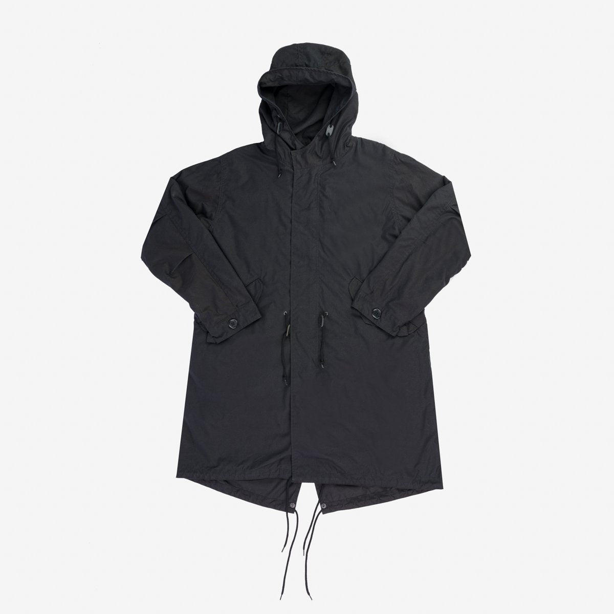 5oz Quilted Lining M-51 Type Field Coat - Black, IHM-38-BLK 5oz Quilted Lining M-51 Type Field Coat - Black, IHM-38-BLK