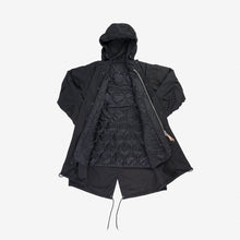 Load image into Gallery viewer, 5oz Quilted Lining M-51 Type Field Coat - Black, IHM-38-BLK