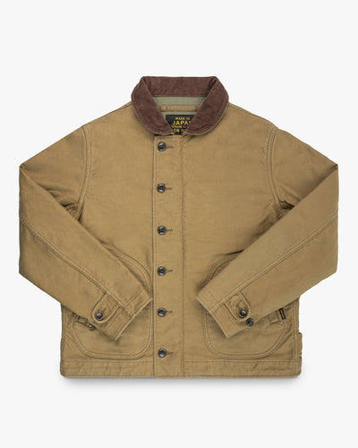 IHM-48-KHA, 12oz Whipcord Lightweight N1 Deck Jacket - Khaki --SOON--