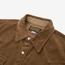 Load image into Gallery viewer, IHSH-398-CAM Iron Heart 11oz Corduroy Western - Camel