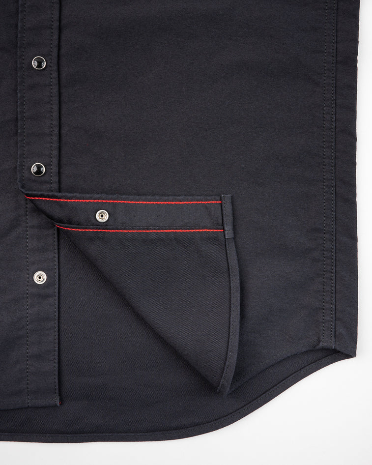 Iron Heart IHSH-426 western shirt - close-up of moleskin fabric texture