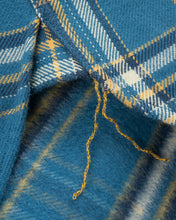 Load image into Gallery viewer, IHSH-435-BLU - Ultra Heavy Flannel American Check Work Shirt - Blue