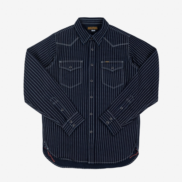 IHSH-62-IND 12oz Wabash Western Shirt - Indigo