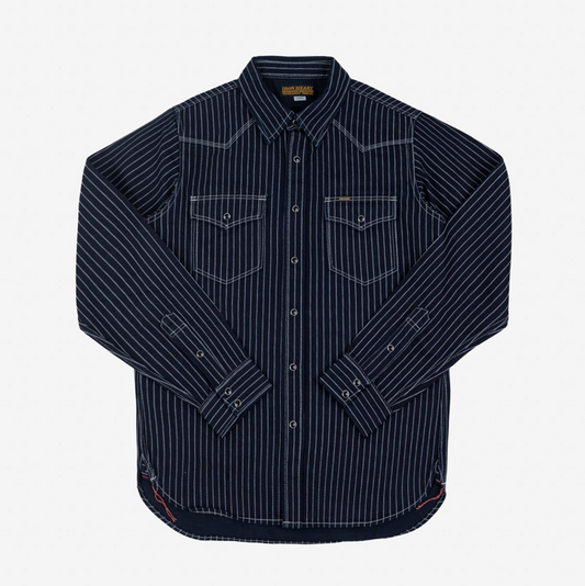 IHSH-62-IND 12oz Wabash Western Shirt - Indigo