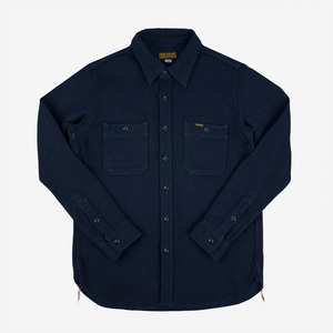 IHSH-380-IND 12oz Dobby Cloth Work Shirt - Indigo