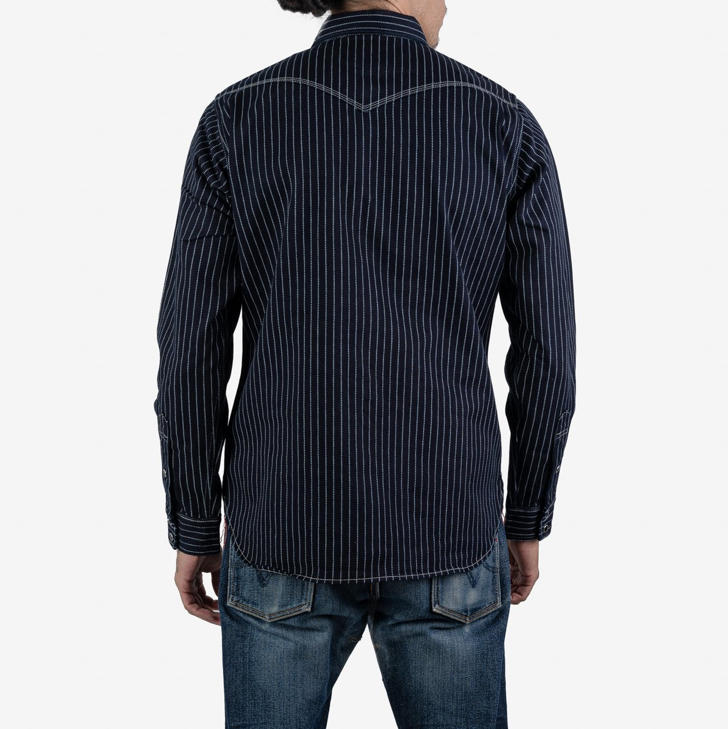 IHSH-62-IND 12oz Wabash Western Shirt - Indigo