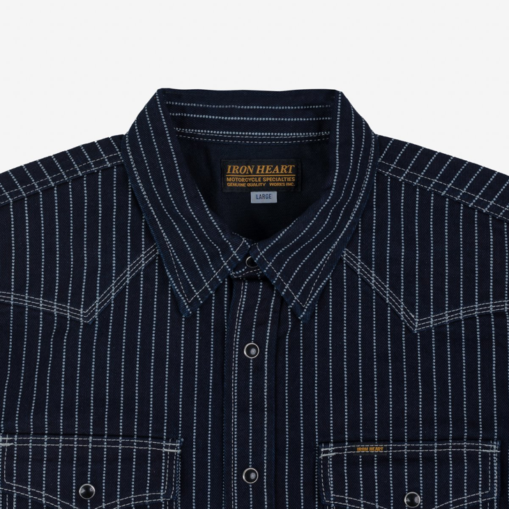 IHSH-62-IND 12oz Wabash Western Shirt - Indigo