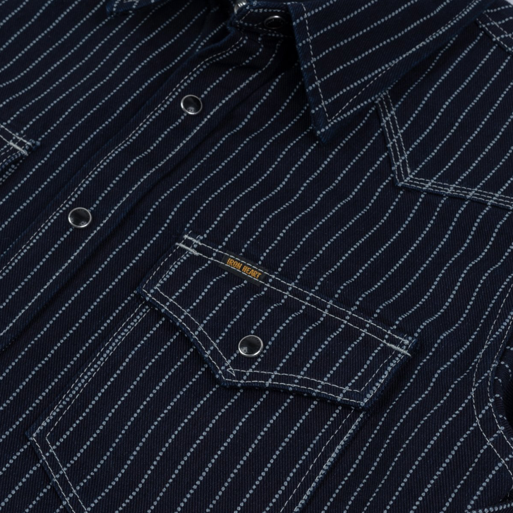 IHSH-62-IND 12oz Wabash Western Shirt - Indigo