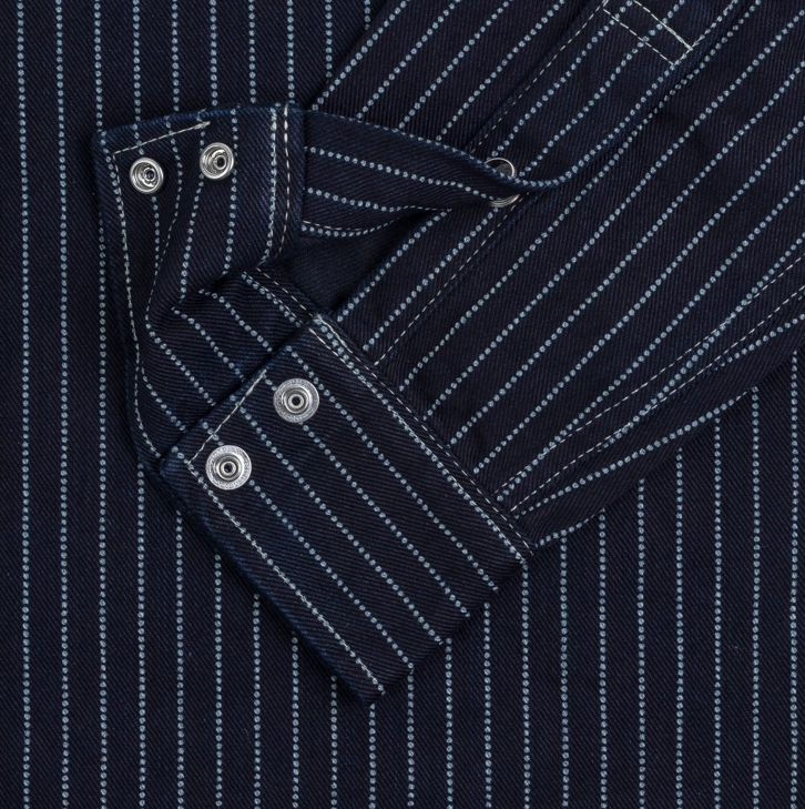 IHSH-62-IND 12oz Wabash Western Shirt - Indigo