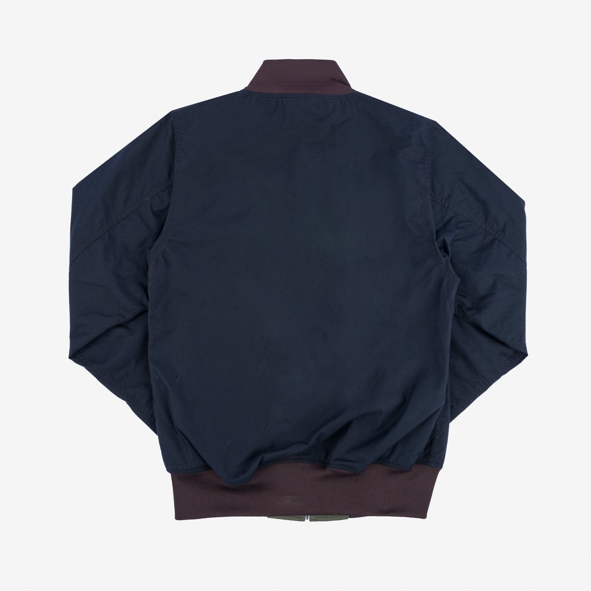 An Iron heart reversible tanker jacket with one side in olive and the other in black,  IHJ-130