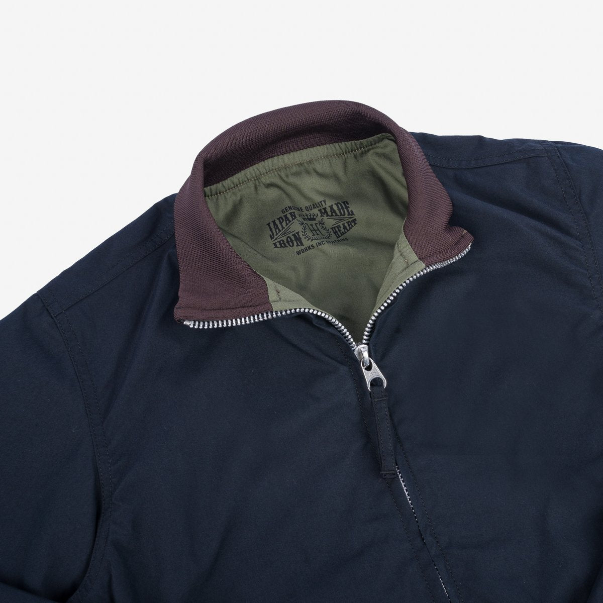 Iron Heart IHJ-130 tanker jacket - label and branding detail