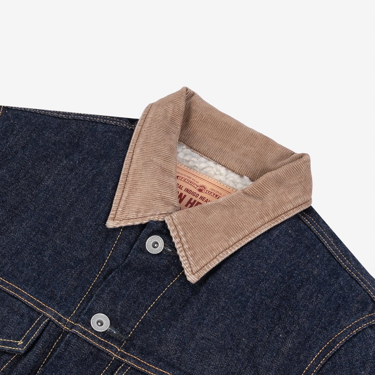 Iron Heart IH-526J-SL fleece lined Type III - label and branding detail
