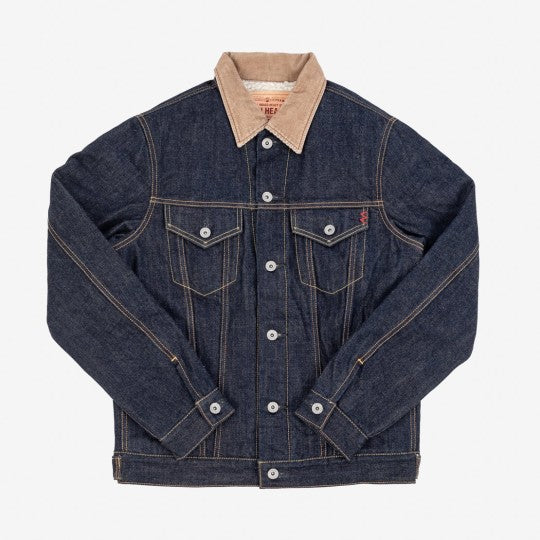 Iron Heart IH-526J-SL 17oz Fleece Lined Type III Denim Jacket