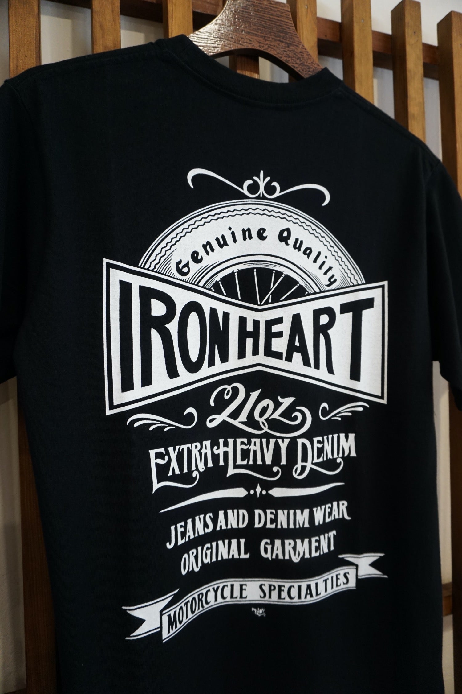 IRON HEART 半袖、ブラック、レディースMサイズ Iron Heart 7.5oz Loopwheel T-Shirt Black | Japanese – Aitora Store