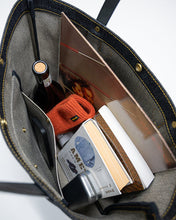 Cargar imagen en el visor de la galería, Iron Heart IHE-49 selvedge tote bag - top view showing interior