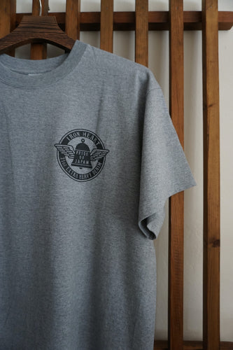 Iron Heart 7.5oz Loopwheel T-Shirt GREY