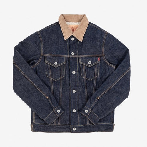 IH-526J-SL 17oz Selvedge Denim Fleece Lined Type III - Indigo