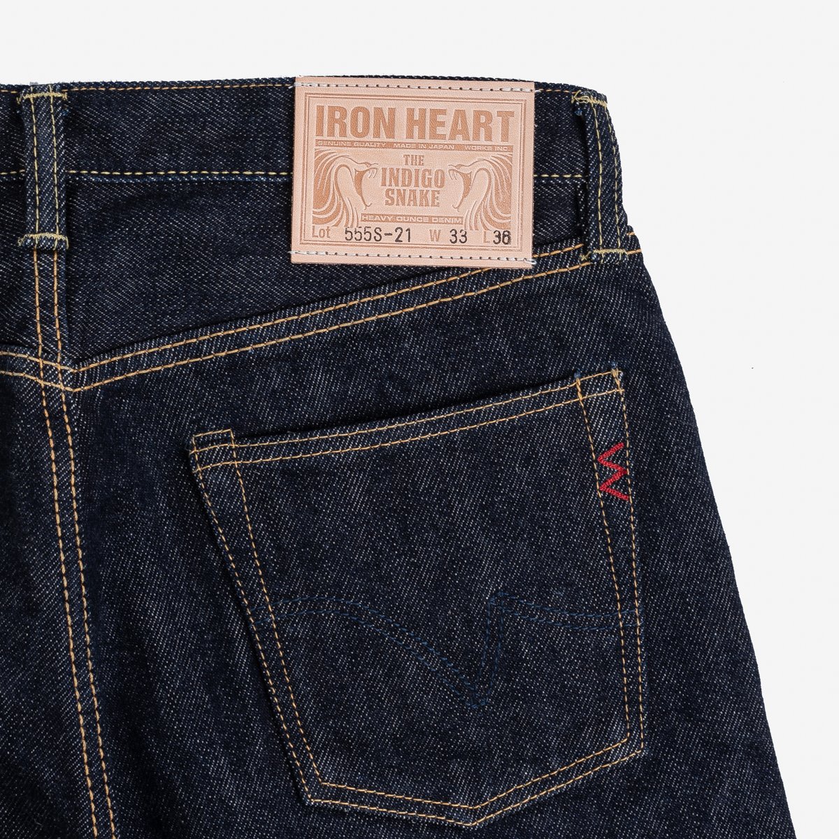 Iron Heart IH-555S-21 21oz Selvedge Denim Super Slim Jeans