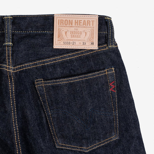 21oz Selvedge Denim Super Slim Cut Jeans,Indigo  IH-555S-21