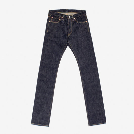 Iron Heart IH-555S-21 21oz selvedge jeans indigo super slim front side view