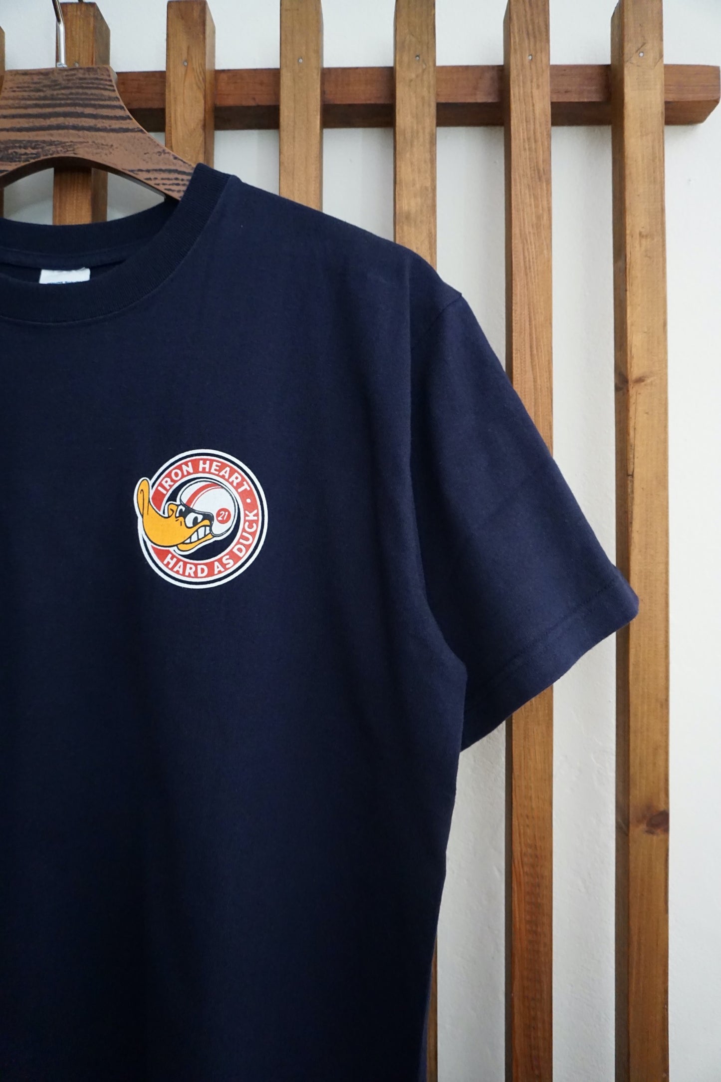 Iron Heart 7.5oz Loopwheel Crew Neck T-Shirt "Hard as Duck"