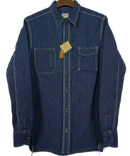 Load image into Gallery viewer, Momotaro 05-186 Chambray Stripe Shirt