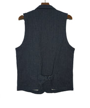 Load image into Gallery viewer, MOMOTARO Covert Twill Vest Grey 04-034