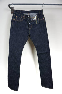 555S 16oz Slubby Selvedge Denim Slim Cut Jeans - Indigo