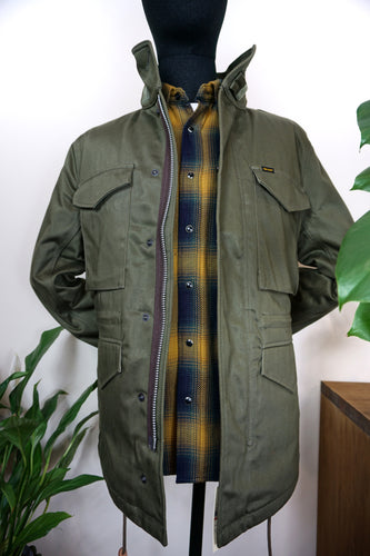 Iron Heart Sateen M65 Field Jacket - Olive